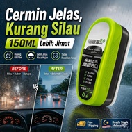 Car Mirror Oil Film Cleaner 2.0 Brush 150ML |   Glass Oil Film Remover |   Eliminate Watermarks, Wat