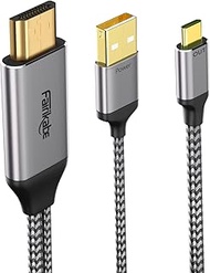 HDMI to USB C Adapter Cable 4K60Hz 6.6FT, HDMI Source Out to USB Type C in Display Converter, Compat