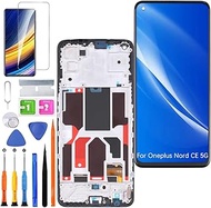 Replacement Display for Oneplus Nord CE 5G LCD Screen TFT, EB2101 EB2103 Display Screen Touch Digiti