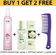 (Combo set) COCO Hair Protein Spray Leave in Treatment/keratin spray營養水护发Hair Vitamin Spray护发营养水hair