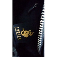 HITAM Black leather Iqueen Slingbag