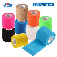 Self Adhesive Bandage Cohesive Wrap Athletic Tape Elastic Self-Adherent for Sports Pet Tattoo Wrist 