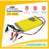 110-230V Car Motorcycle Battery Charger! OTOHEROES FBC1206D 12V 6A Car Storage Battery Charger LED D