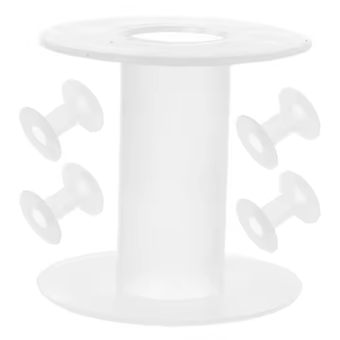 5 pcs Plastic Wire Spools I-Shaped Design For -Free Storage Of Electrical Wires Data Cables Earphone