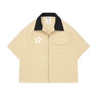 Vestiyo store Workshirt Zipper Black boxy Haigies al edinal