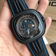 SevenFriday手錶 七個星期五手錶 47mm大直徑手錶 手錶男 休閒運動手錶 男士腕錶 時尚防水手錶 全自動機械錶 男生手錶 鏤空機械手錶男 SF-P3B/02 Bullrush really