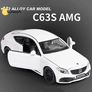 Collection Car Model Toy 1:32 for Benz C63S Alloy Diecast Toy Car Models With 3 Doors Opened Sound A