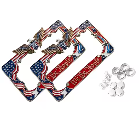 250th Anniversary Commemorative License Plate Frame Rust-proof Stable for Patriots Festival Celebrat