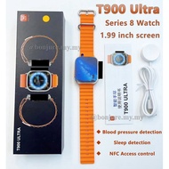T900 Ultra Series 8 Sport Smart Watch 2.02 Inch Screen Sports Tracker Health Monitor Wireless Chargi
