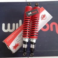 MERAH Rear Shockbreaker Wilwood Shock Absorber/ Heavy Load 150-250KG 340mm Supra Karisma Smash Red