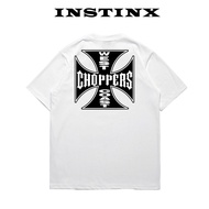 INSTINX - T-SHIRT WEST COAST CHOPPER UNISEX BLACK AND WHITE