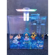 Clear plastic mini betta aquarium 20x15x18cm (Aquarium only)