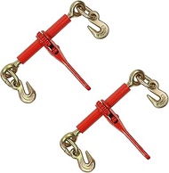 1/4"-5/16" Chain Binder, Ratchet Load Binder with 2,600Lbs Load Capacity, Use with G70 1/4‘’ Chain o