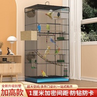 2024New Bird Cage Ecological Villa Large Luxury Large Breeding Cage Budgie Cage Cockatiel Cage