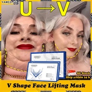 👒𝒔𝒈 𝒔𝒕𝒐𝒄𝒌👒 5 pcs/box V shape face lifting mask / Double chin slimming mask V shape mask / V line mas