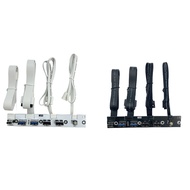 【BBI】-USB 3.0 Front Panel Hub IO Panel 2-Port USB3.0+2-Port USB2.0+1-Port TYPE-C 20G+LED Switch for 