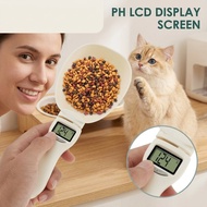 Pet Food Scale Digital Measuring Spoon Sudu Kucing Anjing Feeding Bowl Gram Ml Portable ABS