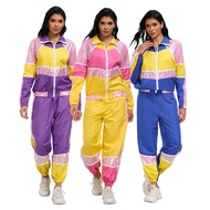 Carnival Party Halloween 80s 90s Disco Hippie Cosplay Costume