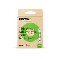 GP Recyko AAA 2pcs 650mAh Rechargeable Battery
