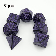 1 Set Multi-Sided 7-Die Dice Set Game Dice For TRPG DND Accessories Polyhedral D4 D6 D8 D10 D12 D20 
