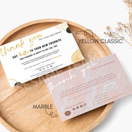 100pcs Customize A6 A7 Card Printing 260gsm Artcard Gift Card Thank You Wedding Greeting Full Color 