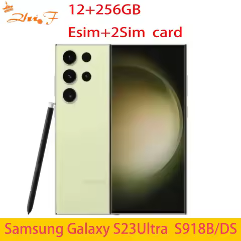 Samsung Galaxy S23 Ultra 5G S918B S918B/DS Dual card 6.8" ROM 256/512GB RAM 8/12GB Snapdragon NFC Or