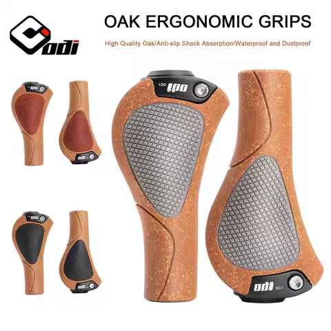 ODI OC1 Bicycle Ergonomic Oak Grips MTB Large Pad Bike Handlebar Cover Anti-Slip Grips Cycling Rubbe