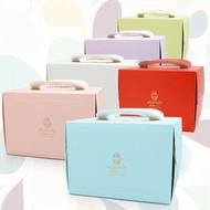 Ready stock: 6"  Premium Cake/ Tarts/ Desert Box Packaging party DIY现货:6寸生日蛋糕/蛋挞/燕菜蛋糕加厚纸盒