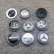 Chrome Metal Hood Emblem Badge Replacement for Mercedes C Class W204 E Class W212 S Class W221 (Fit 
