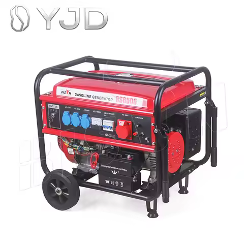 Bison China 48V Portable Petrol Generator 5Kw 13Hp Air Cooled 5Kw Strong Power Generator