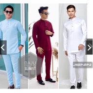 Baju Melayu Slimfit Lelaki Man Baju Melayu Cekak Musang Dull Satin Murah BUTIK AMNAH