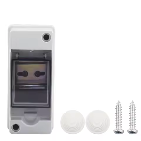 Outdoor Waterproof IP65 Distribution Box HT-2 2 WAY Air Switch Protection Box Solar PV Electrical Ju