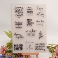 c 0604 39 2042 dancing Blessing Transparent Seal Crystal