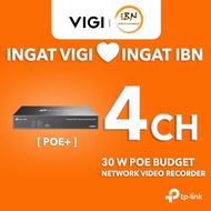 TP-Link 16MP VIGI NVR1004H-4P CCTV 4 Channel PoE NVR ( 4 saluran PoE rangkaian perakam Video CCTV) @