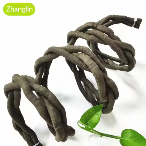 100cm artificial vine plant decoration pet climbing aquascape ivy fish tank aquascape living room ou