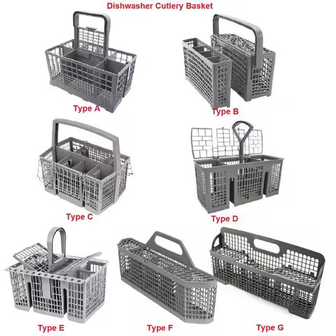 Dishwasher Cutlery Basket For Bosch Siemens AEG Kenmore Whirlpool Maytag Kitchenaid Neff GE Samsung 