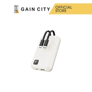 Mazer Power Charge Link 10000mah Powerbank W/cables - White M-pc20link1020-wh