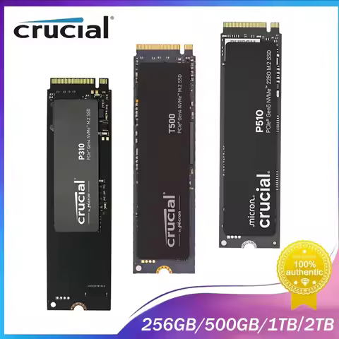 Crucial P510 1TB PCIe Gen4 NVMe M.2 SSD Internal Hard Drive(OEM Package)&Crucial NVME 2280 P310 1TB 