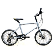 Dvrkhorse®️ 20" 10speed Gravel Mini Velo Nardo Grey Bike Bicycle City Bike DVRKHORSE 20inch 406