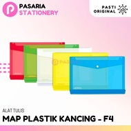 F4 Plastic Folder with Folio Buttons (F4) Colorful Prints