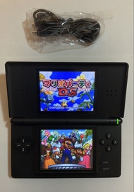 NDS Lite藍黑色全套《包 R4，USB充電線》