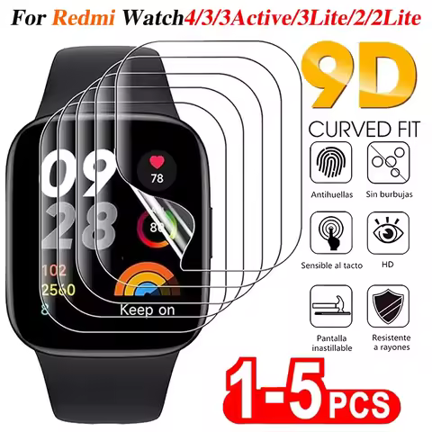 Hydrogel Film For Xiaomi Redmi Watch4 3 2 Smartwatch Soft Screen Protector Anti-Scratch For Redmi Wa