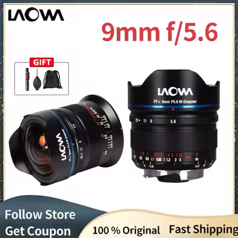 Laowa 9mm f/5.6 FF RL Camera Lens MF 135° Ultra Wide Angle Lens for Nikon Z for Sony E for Leica L L