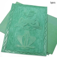 [lzdjlmy2ua] 5Pcs Carving Rubber Plate Rubber Stamp Sheet A6 Professional Engraving Rubber Sheet Eng