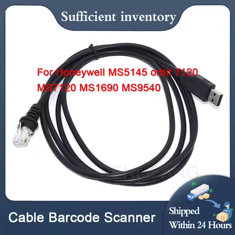 New For Honeywell MS5145 orbit 7120 MS9540 MS7120 MS7180 MS1690 MS9590 MS9520 59235D-N-5 USB Cable B