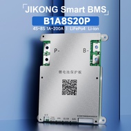 JIKONG BMS B1A8S20P 1A Active Balance Heat CAN RS485 3S 4S 7S 8S 200A LiFePo4 Li-ion Smart JKBMS