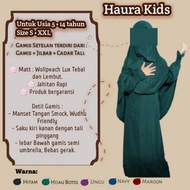 hk3 Gamis Anak / Gamis Set Syari Anak Bahan Wolfis Lux