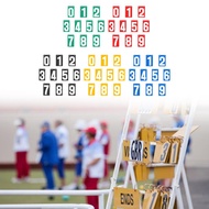 [szluzhen3gv] Score Keeper,Flip Number Cards,Numbers 0-9 Scorekeeper Team Games Table Score Flipper 