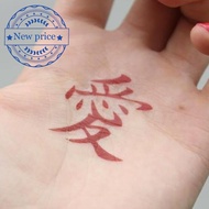 Waterproof Lovelove Chinese Tattoo Stickers For Men And Women Gaara Hokage Inspired Design 1 Piece