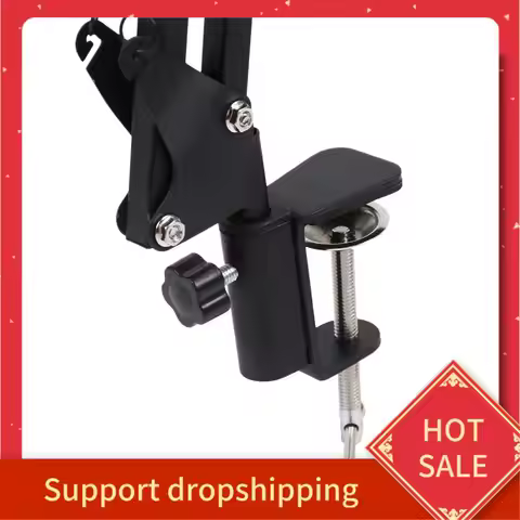 B44C 2X Adjustable Desktop Clamp Suspension Boom Scissor Arm Mount Stand Holder For Logitech Webcam 